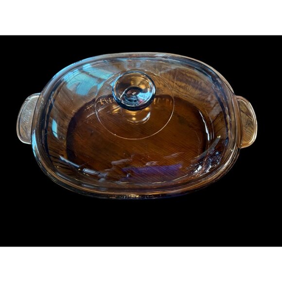 Vintage 12 Pc Corning Ware Vision Pyrex Set Saucepans & Skillets Amber New - Picture 10 of 11